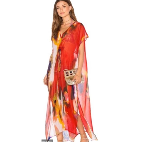 Michael Stars Pastel Gardens Coverup - Picture 2 of 6